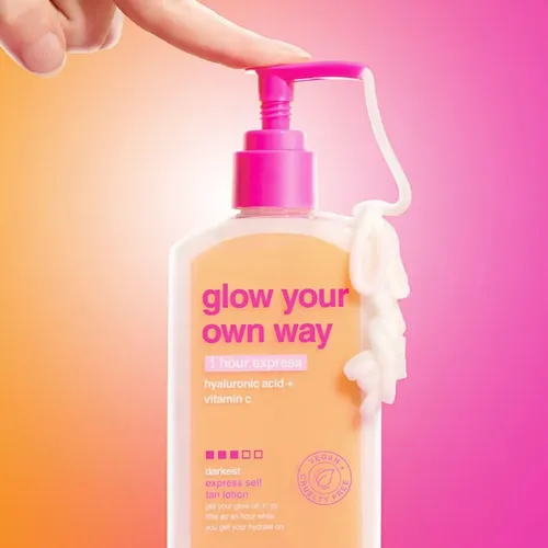 Loción Auto Bronceadora Oscura B.tan Glow Your Own Way 236ml