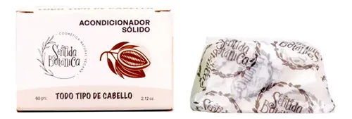 Sentida Botánica Shampoo Solido Secos + Acondicionador 60gr