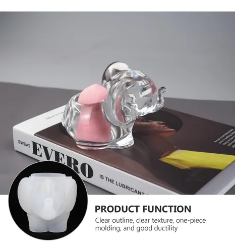 Esponja De Maquillaje De Silicona Epoxi Con Forma De Elefant