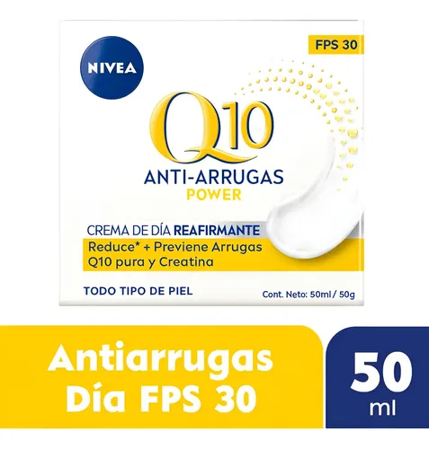 Nivea Q10 Antiarrugas Power Fp30 Crema Facial De Día 50ml