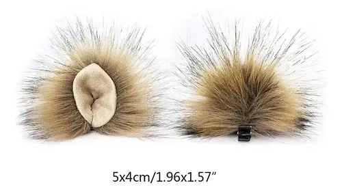 Z (a) Pinza De Pelo De Felpa For Orejas De Gato, Bonito
