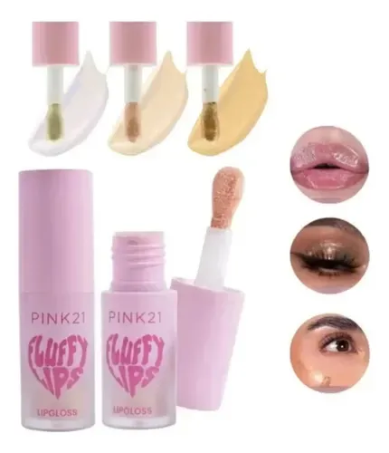 Lipgloss Fluffy Lips Pink 21