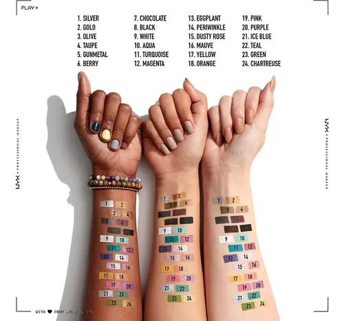 Lápiz Delineador Epic Wear Nyx, Pack 3, Waterproof Y Larga