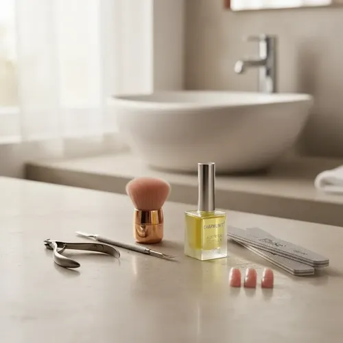 Kit Para Uñas Semipermanente Inicial En Casa+aceite Cuticula