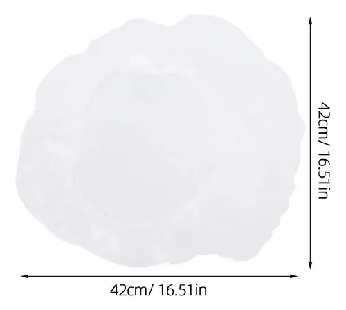 100 Gorros De Ducha Desechables, Transparentes, Elásticos A