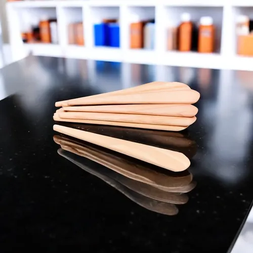 Espátula Madera Keila Para Cera Depilatoria Pack 12 Unidades 25cm