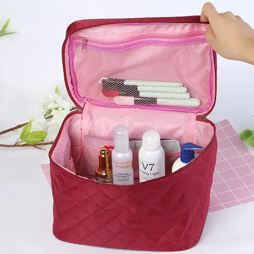 Jk Bolsa De Maquillaje De Nailon, Organizador De Cosméticos