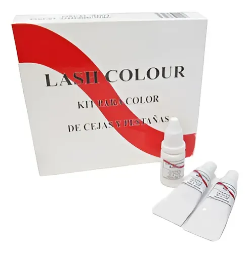 Kit Para Tintura De Pestañas Cejas 50 Servicios Lash Colour