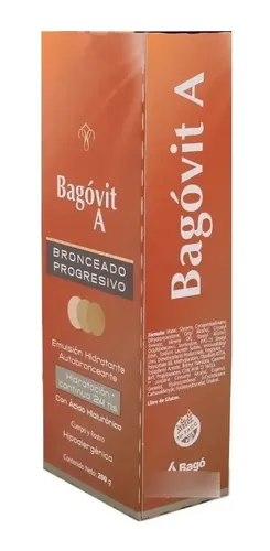 Autobronceante Bagovit Bronceado Progresivo 200 Gr Hipoale