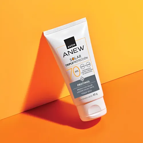 Protector Solar Fps 70 Avon Anew Con Acido Hialuronico