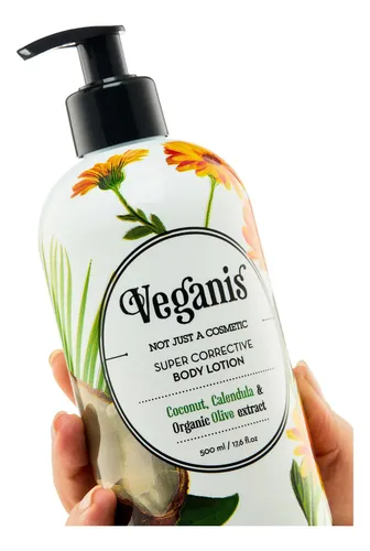 Veganis Crema Leche Super Correctora Coco Y Caléndula X 500g