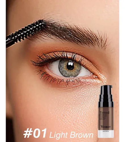 Kit Gel Cejas 3d Kuertebuy Light Brown