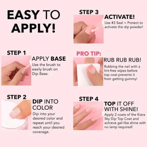 Kiara Sky Dip Essentials Paso 4 Top Coat 15 Ml