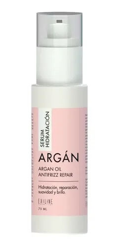 Serum + Baño De Crema Argan Oil Anti Frizz Exiline Keratin