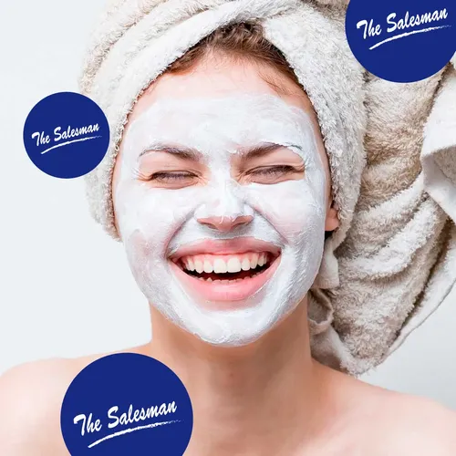 Máscara Facial Arcilla Blanca Con Palta Romero Menta Ginseng