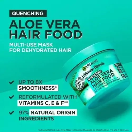 Mascarilla Capilar Garnier Fructis Aloe Vera 400ml Vegana