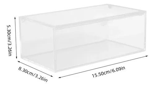 1×lavandería Caja De Acrílico Tapa Secadora Soporte