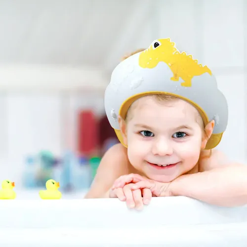 Gorro De Ducha Ajustable Cqx Baidai Para Proteger Los Ojos D