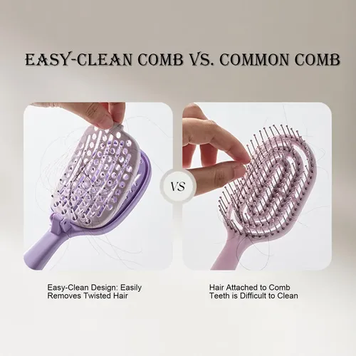 Cepillo Autolimpiante Para El Cabello Accesorios De Peinado