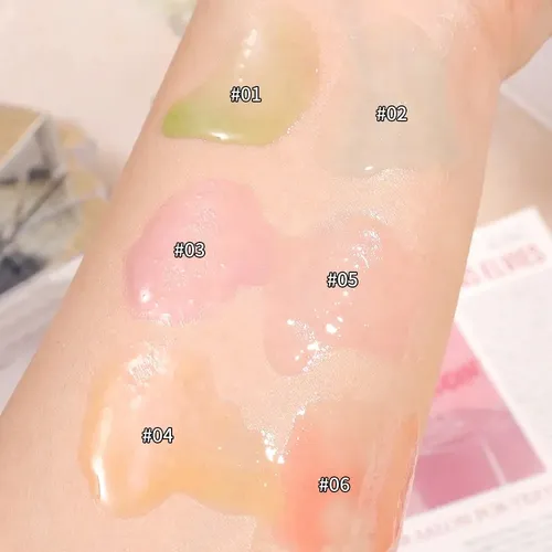 Set 3 Lip Oil Gloss Con Pincel Fat Frutales -by Dragon Ranee