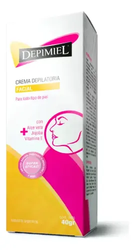 Crema Depilatoria facial para rostro x 40 gr Depimiel