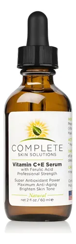 Sérum Facial Complete Skin Solutions con Vitamina C y E para una Piel Radiante