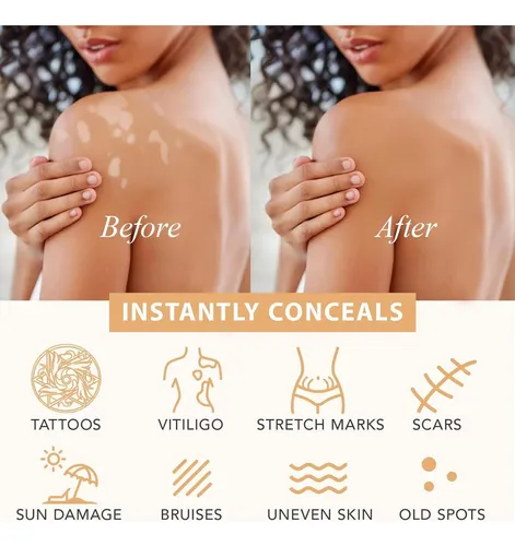 Maquillaje De Piernas Resistente Al Agua 3# Bronze Axnzp
