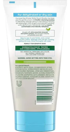 Gel Micelar Hidratante Water Boost Simple 150 Ml