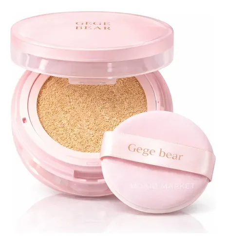 Base Maquillaje Coreana Cushion Hidratante Cobertura Media