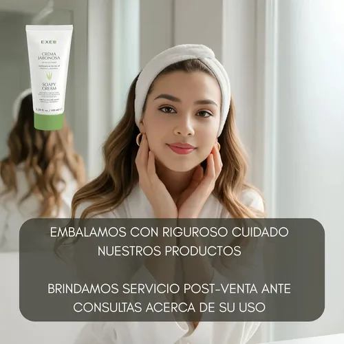 Crema Jabonosa Antiacne Tea Tree Oil Nutre Hidrata Exel 100m