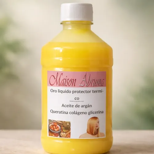 Protector Térmico Oro Líquido Argán Keratina 1 Litro