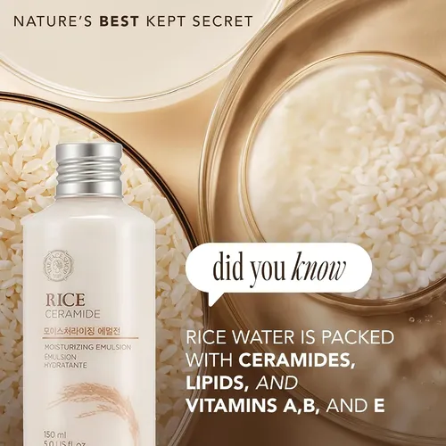 Emulsión Hidratante The Face Shop Rice Ceramide, 5 Oz