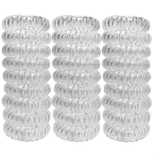Cintas Para El Pelo En Espiral De 27 Piezas: Traceles Elásti