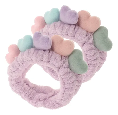 2 Diademas Para Lavar La Cara, Elásticas Para El Cabello, En