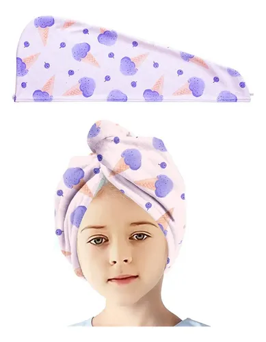 Gorro De Ducha Quick Dry For Niños Absorbente