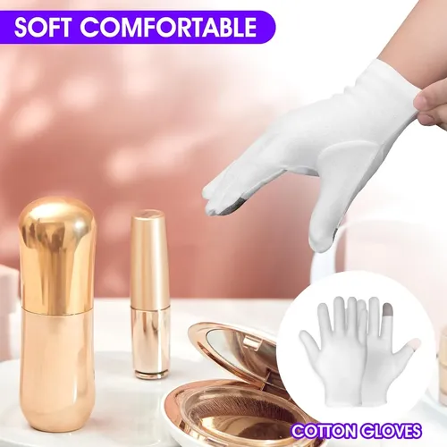 Guantes Y Medias De Algodón Hidratantes Para Dormir