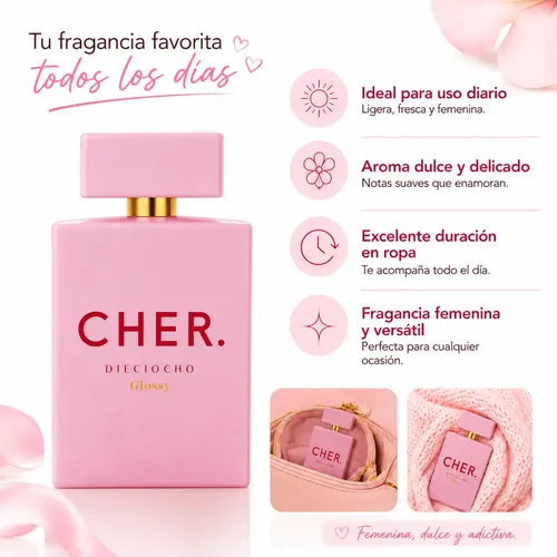 Perfume Cher Dieciocho Glossy Edp Mujer 100ml 18