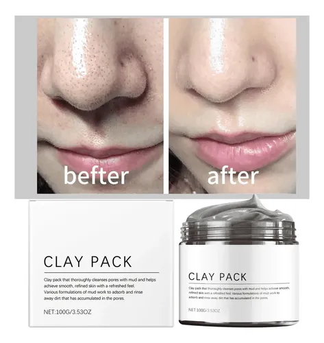 Mascarilla Facial Suavizante De Barro Para Limpieza Profunda