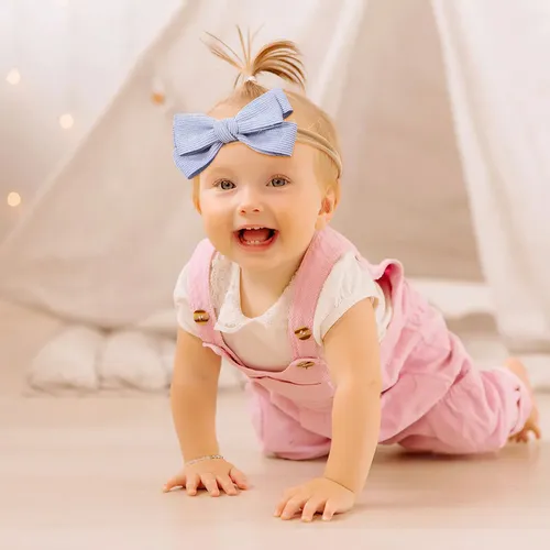 10 Unidades De Lazos Para Bebés Recién Nacidos, Diademas Par