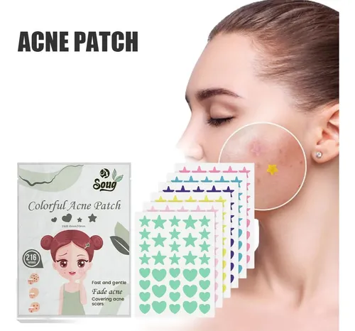Parche Para Espinillas Acne Colorful Ii Invisible, 216 Unida