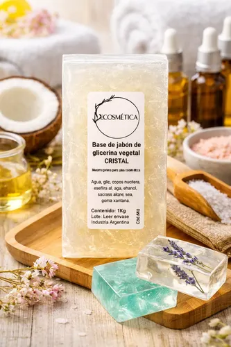 Jabón Cristal Glass X 1 Kg 100% Vegetal Calidad Premium