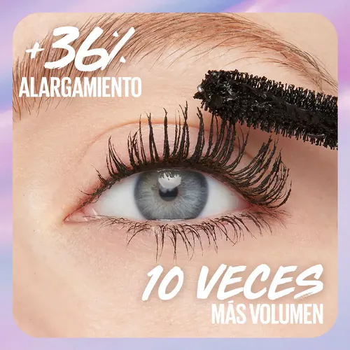 Mascara De Pestañas The Falsies Surreal Maybelline New York Color Negro 10 mL