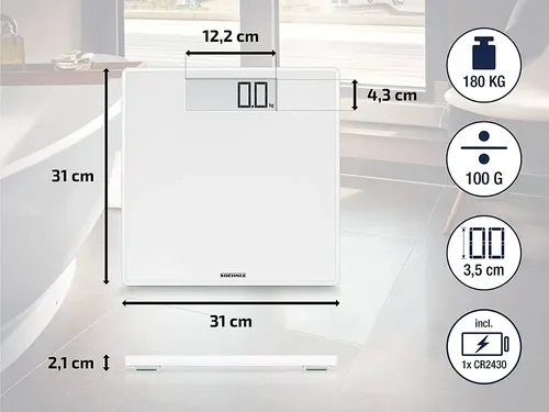 Balanza Digital Soehnle Style Sense Safe 100 Hasta 180 Kg