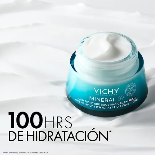 Cema Hidratante Vichy Mineral 89 Rica 100 Horas X 50 Ml