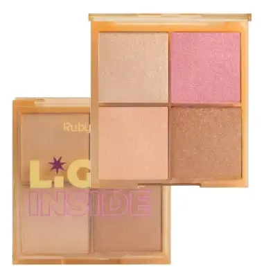 Paleta De Iluminador Light Inside Ruby Rose Efecto Luminoso