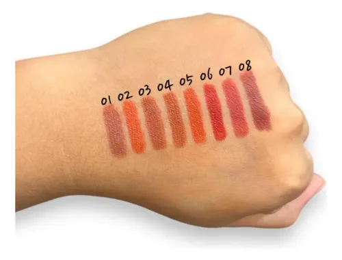 Delineadores Labiales Pack Tonos Tendencia X8 Espectacular