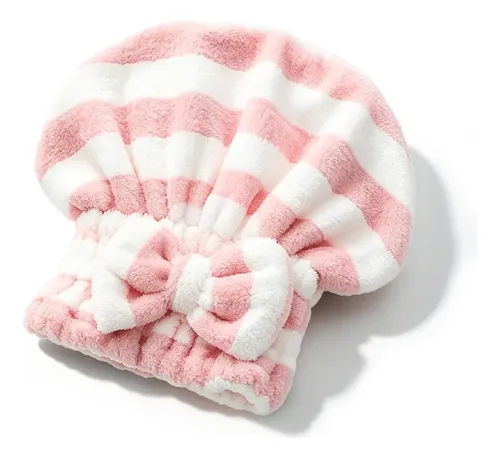 Turbante De Microfibra Para Cabello, Toalla Absorbente De