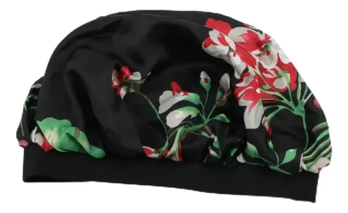 Gorro Dormir Satén Elástico Adultos Accesorios Cabello Baño