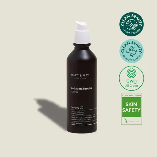 Loción Mary & May Collagen Booster para el Rostro con Colágeno y Péptidos, 120 mL