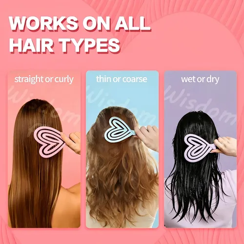 Cepillo De Pelo Wisdom Flower Desenredante Para Cabello Moja
